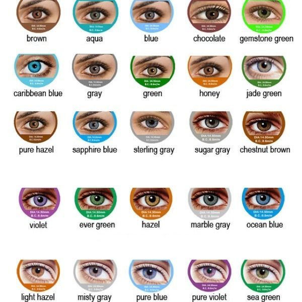 Some Eye Pigments English For Life All About The Human Eye Color